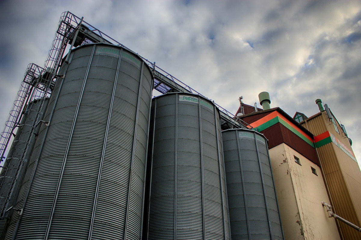 Transport céréales silo